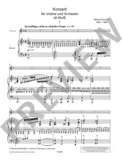 Violinkonzert d-Moll op. WoO 1 von Robert Schumann (Download) im Alle Noten Shop kaufen