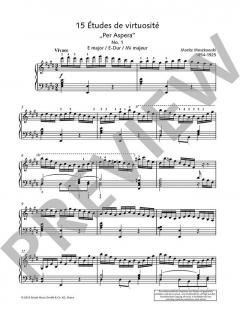 15 Études de virtuosité op. 72 von Moritz Moszkowski (Download) 