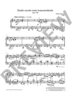 Etude courte mais transcendante op. 149 von Nikolai Kapustin (Download) 