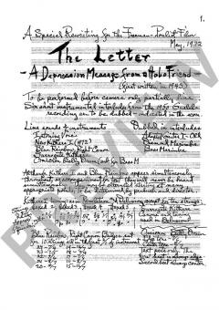 The Letter von Harry Partch (Download) 