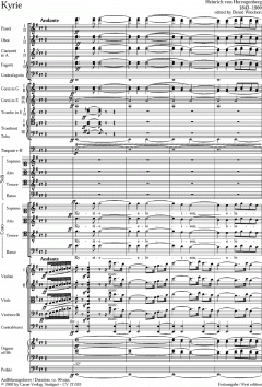 Messe in e op. 87 von Heinrich von Herzogenberg (Download) 