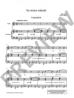 3 liriche infantili von Nino Rota (Download) 