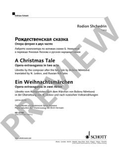 Ein Weihnachtsmärchen von Rodion Konstantinowitsch Schtschedrin 