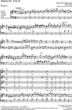 Missa Nr. 9 in D-Dur (Johann David Heinichen) 