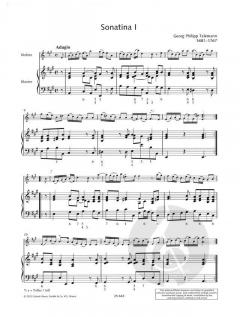 6 Sonatinen von Georg Philipp Telemann (Download) 