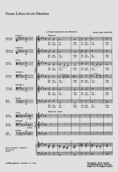 Unser Leben ist ein Schatten von Johann Sebastian Bach (Download) 