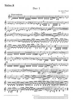 6 leichte Duos op. 8 von Ignaz Pleyel (Download) 