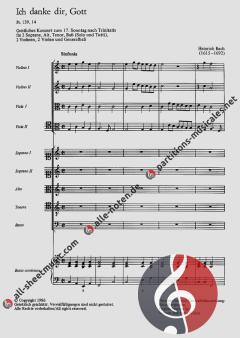 Ich danke dir, Gott von Heinrich Bach (Download) 