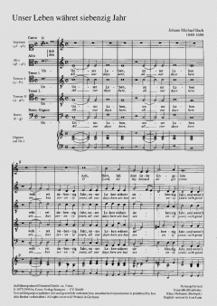 Unser Leben währet siebenzig Jahr (Johann Michael Bach) 