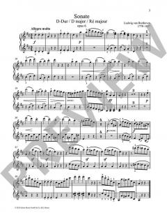 Sonate facile D-Dur op. 6 von Ludwig van Beethoven (Download) 