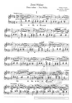 Walzer und h-Moll As-Dur op. 69 No. 1/2 von Frédéric Chopin (Download) 