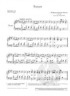 Sonate A-Dur KV 331 von Wolfgang Amadeus Mozart (Download) 