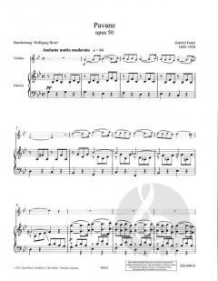 Pavane op. 50 von Gabriel Fauré (Download) 