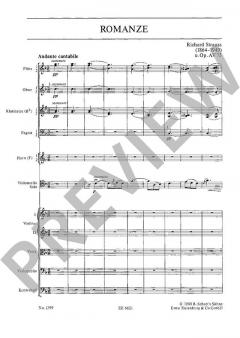 Romanze F-Dur o. Op. AV. 75 von Richard Strauss 