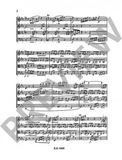 Streichquartett Es-Dur op. 51 B 92 von Antonín Dvořák im Alle Noten Shop kaufen