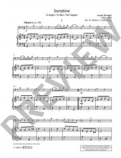 Sonatine G-Dur von Joseph Reinagle (Download) 