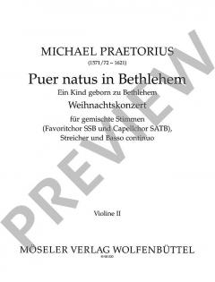 Puer natus in Bethlehem von Michael Praetorius 