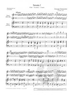 12 Sonaten Band 1 von Giuseppe Sammartini (Download) 