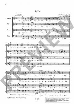 Messe Nr. 3 in d-Moll op. 111b von Johann Nepomuk Hummel 