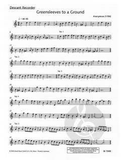 Greensleeves To A Ground (Download) 