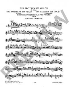 Les Maîtres du Violon 9 von Mathieu Crickboom (Download) 