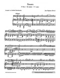 Sonata C-Dur von Jean-Baptiste Bréval (Download) 