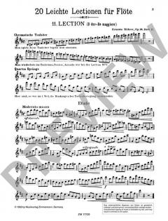 20 leichte und melodische Lektionen op. 93 Heft 2 von Ernesto Köhler 