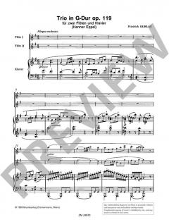 Trio in G-Dur op. 119 von Friedrich Kuhlau 