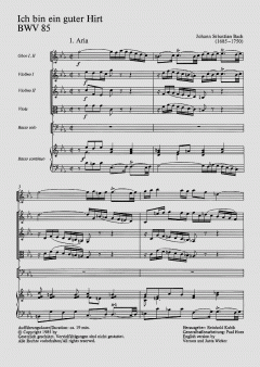 Ich bin ein guter Hirt von Johann Sebastian Bach (Download) 