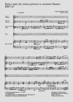 Bisher habt ihr nichts gebeten in meinem Namen (J.S. Bach) 