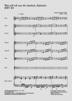 Was soll ich aus dir machen, Ephraim (J.S. Bach) 