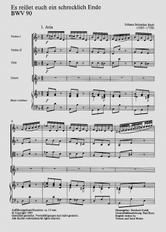 Es reisset euch ein schrecklich Ende von Johann Sebastian Bach (Download) 