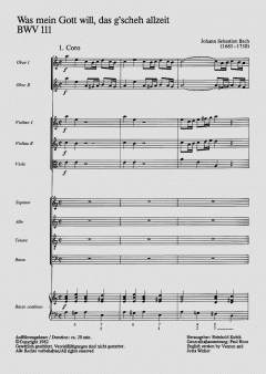 Was mein Gott will, das g'scheh allzeit von Johann Sebastian Bach (Download) 