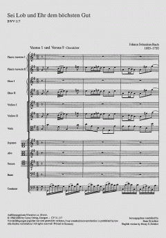 Sei Lob und Ehr dem höchsten Gut (J.S. Bach) 