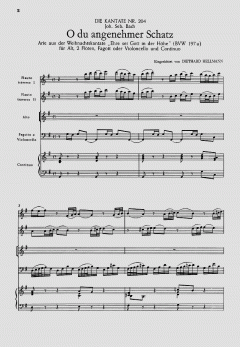 O du angenehmer Schatz (J.S. Bach) 