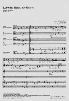 Lobet den Herrn, alle Heiden (J.S. Bach) 