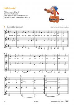 Klarinetten Fuchs Band 2 von Stefan Dünser im Alle Noten Shop kaufen
