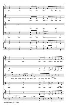 Seasons of Love von Jonathan Larson (Download) 