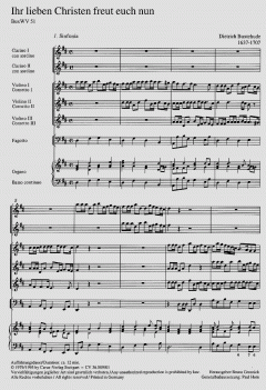 Ihr lieben Christen, freut euch nun von Dietrich Buxtehude (Download) 