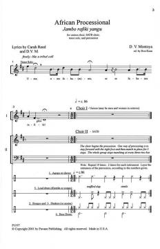 African Processional - Jambo rafiki yangu (David V. Montoya) 