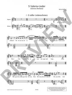 Valeria-Lieder von Heinz Holliger 
