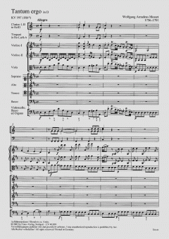 Tantum ergo in D-Dur KV197 (W.A. Mozart) 