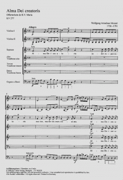 Alma Dei creatoris KV277 (W.A. Mozart) 