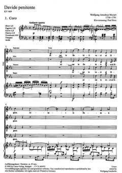 Davide penitente KV469 (W.A. Mozart) 