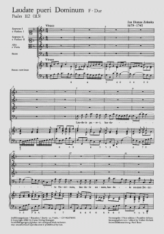 Laudate pueri Dominum in F-Dur ZWV82 (Jan Dismas Zelenka) 