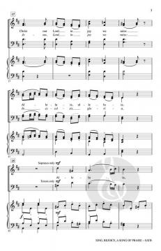Sing, Rejoice, a Song of Praise von Wolfgang Amadeus Mozart 