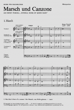 Funeral music of Queen Mary (Henry Purcell) 