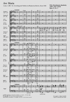 Ave Maria op. 23/2 (Felix Mendelssohn Bartholdy) 