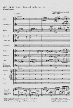 Ach Gott, vom Himmel sieh darein (Felix Mendelssohn Bartholdy) 