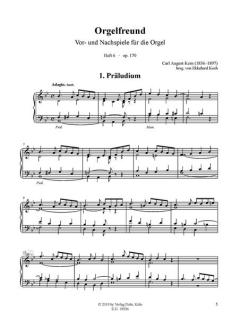 Orgelfreund Heft 6 op. 170 von Carl August Kern im Alle Noten Shop kaufen (Partitur)